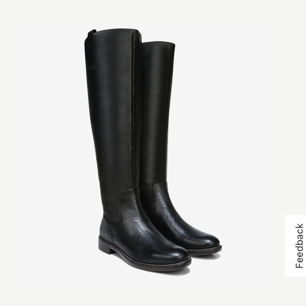 Franco Sarto Elegant Black Over the Knee Boots